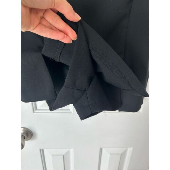 Zara Mini skort with a high waist Invisible back zip closure size M black - Picture 2 of 8